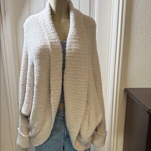 Barefoot Dreams Cream‎ Cozy Cardigan